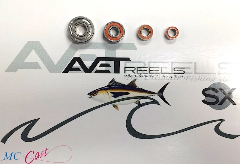 J&H Tackle Sealed ABEC-7 Ceramic Ball Bearing Upgrade Kit For Avet SXJ-SX-MXJ-MXL 1 J&H Tackle Sealed ABEC-7 Ceramic Ball Bearing Upgrade Kit For Avet SXJ-SX-MXJ-MXL