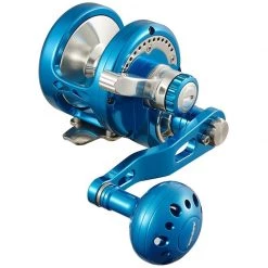 Maxel Ocean Max Lever Dual Drag Single-Speed Jigging Reels Color Blue/Silver